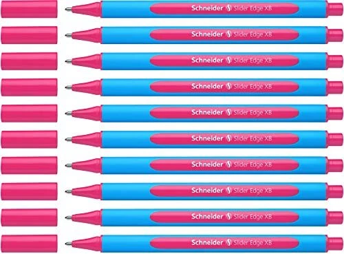 Schneider Slider Edge XB Kugelschreiber pink/blau, 10er-Pack