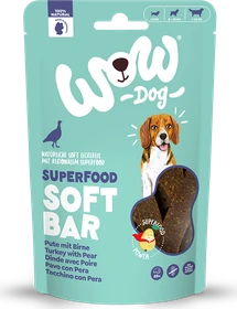WOW Superfood Soft Bar, mit Pute + Birne, 150g