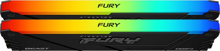 Kingston FURY Beast RGB UDIMM 32GB Kit, DDR4-3600, CL18-22-22, 1RX8