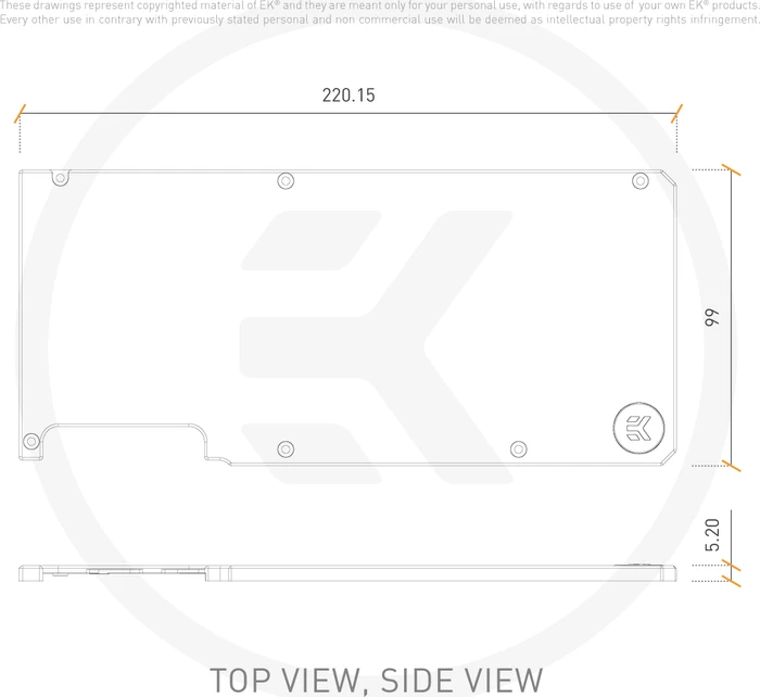 EK Water Blocks Quantum Line EK-Quantum Vector RTX 3080/3090 Backplate schwarz