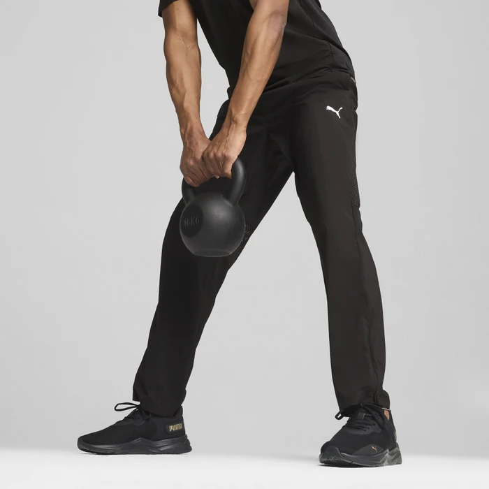 Puma Gewebte tapered Trainingshose lang puma black (Herren)