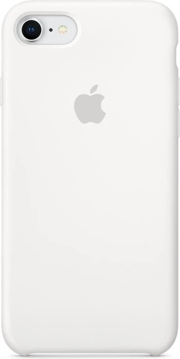 Apple Silikon Case für iPhone 8 weiß