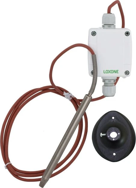 Loxone Temperatur- und Feuchtesensor für Saunas 0-10V, Temperatursensor mit Feuchtigkeitssensor
