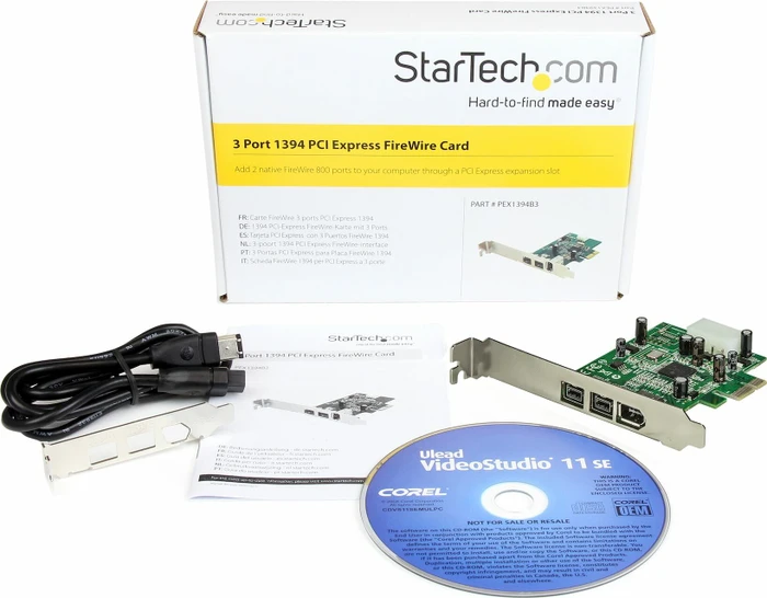 StarTech Adapter, 3x FireWire, PCIe 1.1 x1