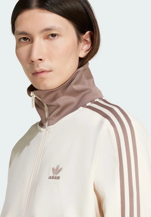 adidas Adicolor Classics Beckenbauer Originals Trainingsjacke wonder white/trace brown (Herren)