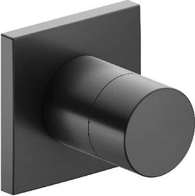 Keuco IXMO 59556 Pure 2-Wege Umstellventil eckig schwarzchrom gebürstet