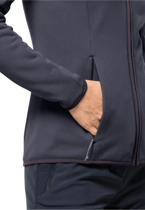 Jack Wolfskin Baiselberg Hoody FZ Jacke dolphin (Damen)