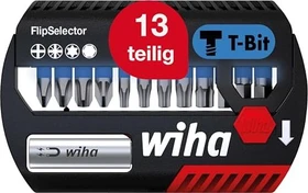 Wiha SB 7947-T999 FlipSelector T-Bit Bitset inkl. Werkzeugbox, 13-tlg.