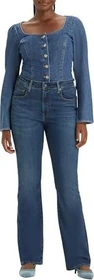 Levi's 725 Bootcut High Rise Jeans dark indigo worn in (Damen)