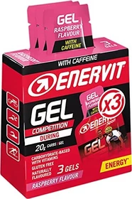 Enervit Gel Raspberry Caffeine 75ml (3x 25ml)