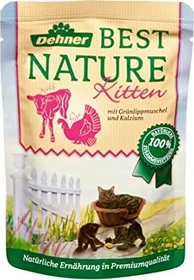 Dehner Best Nature Kitten Kalb und Pute, 85g