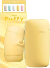 Tenga Puffy custard yellow