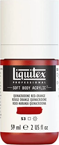 Liquitex Professional Soft Body Acrylic quinacridone red-orange, 59ml