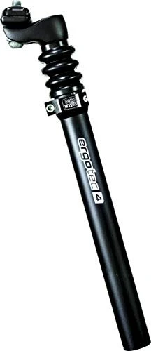 Ergotec Glide 27.2mm/350mm Sattelstütze gefedert schwarz
