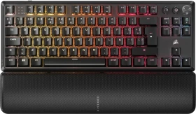 Corsair Gaming K70 CORE TKL WIRELESS RGB, schwarz, MLX RED V2, USB/Bluetooth, ES