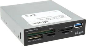 Akasa Internal Multi-Slot-Cardreader, USB 3.0 19-Pin Stecksockel [Stecker] (AK-ICR-27)
