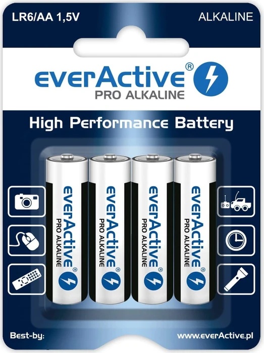 everActive Pro Alkaline Mignon AA, 4er-Pack