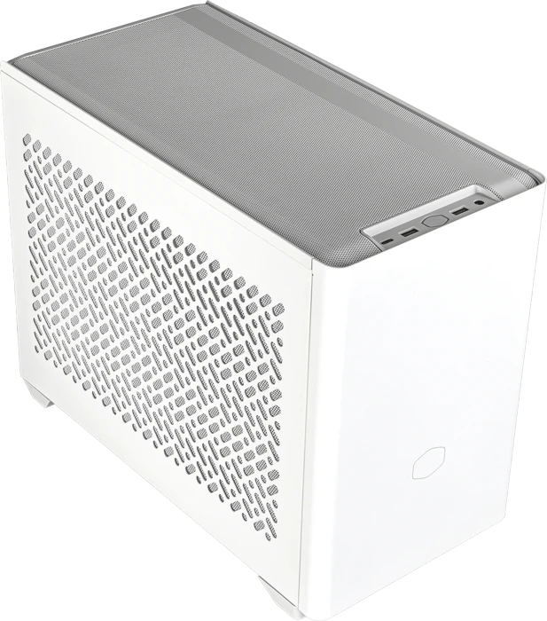 Cooler Master MasterBox NR200P [V2], weiß, Glasfenster, Mini-ITX