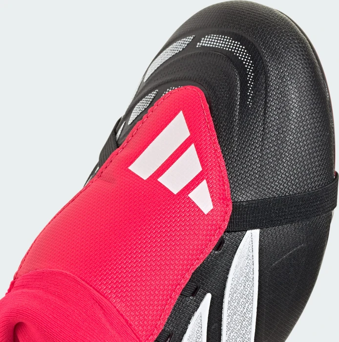 adidas Predator Club Fold-Over Tongue FG/MG core black/cloud white/lucid red (Herren)
