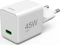 Hama GaN Schnellladegerät Super-Mini, USB-C, 1x USB-C, 45W, weiß Vorschaubild