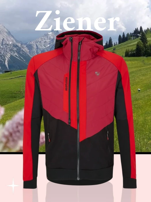 Ziener Nalik Funktionsjacke rot (Herren)