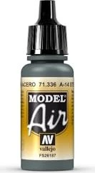 Vallejo Model Air 336 a-14 steel grey, 17ml
