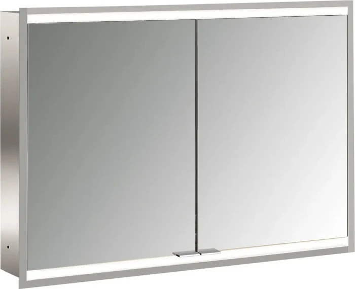 Emco Prime 2 Facelift LED-Lichtspiegelschrank 100cm mit 2 Türen, Unterputzmodell
