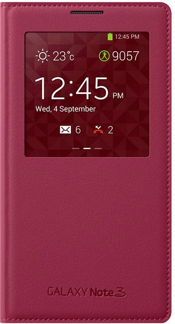 Samsung S-View Cover für Galaxy Note 3 rot