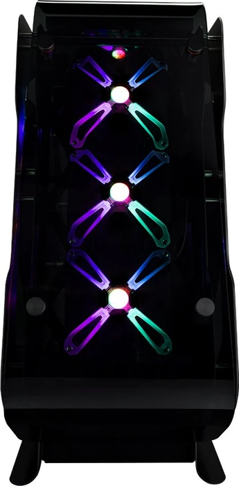 Zalman Z-Machine 500, schwarz, Glasfenster