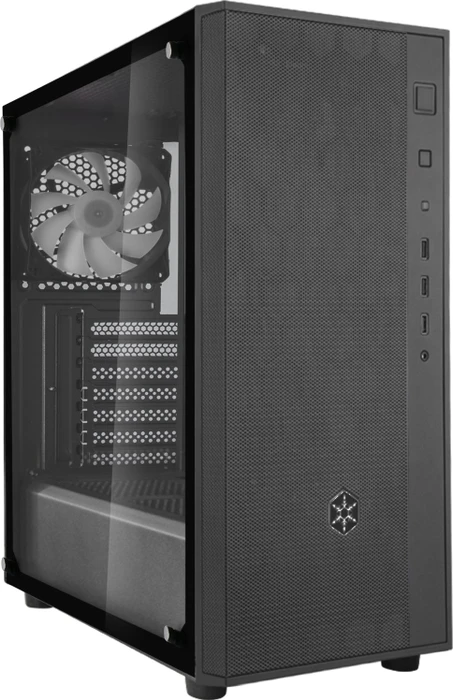 SilverStone Fara R1 Pro, schwarz, Glasfenster