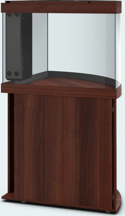 Juwel Trigon 350 LED Aquarium-Set mit Unterschrank, dunkles Holz/dunkles Holz, 350l