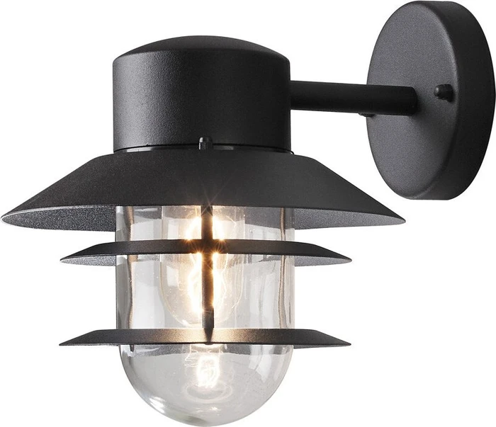 Konstsmide Modena E27 60W 22cm Wandleuchte hängend 1-flammig schwarz