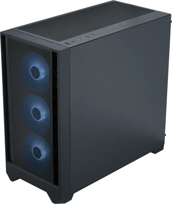 Silentware Flow 110 A-RGB Black, Glasfenster