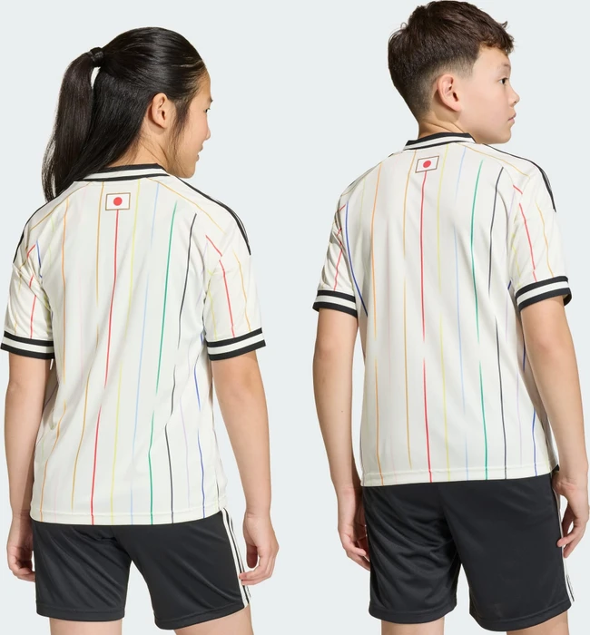 adidas FIFA WM 2026 Japan Auswärtstrikot kurzarm off white/black (Junior)