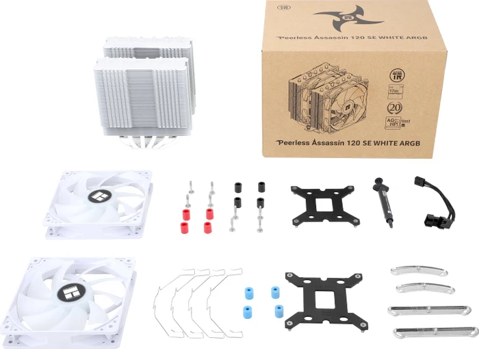 Thermalright Peerless Assassin 120 SE White ARGB, weiß
