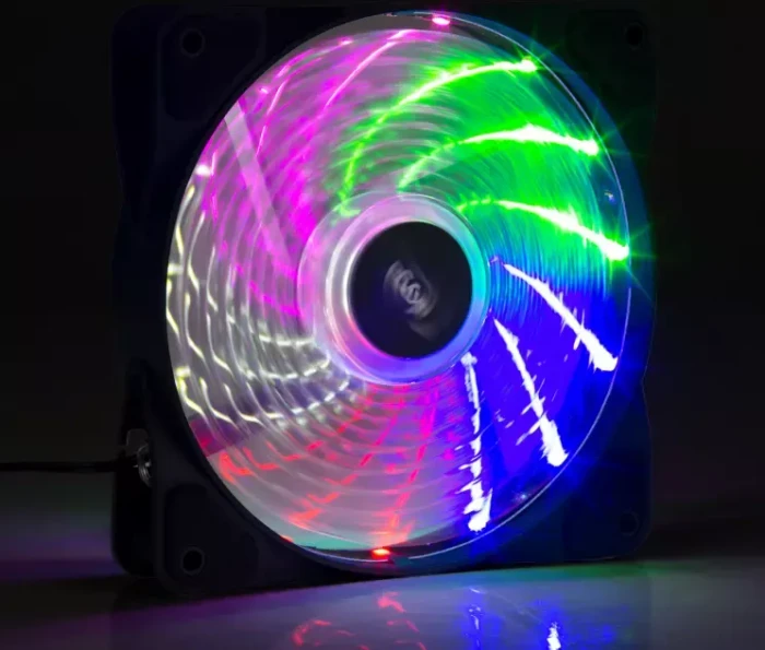 Akyga LED-Lüfter Rainbow, 120mm