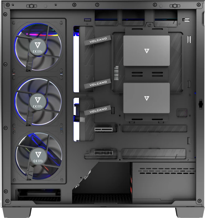 Modecom Volcano Stellar ARGB 8F Black, Glasfenster