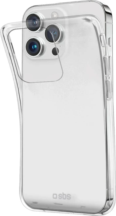 SBS Mobile Skinny Cover für Apple iPhone 15 Pro transparent