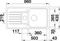 Blanco Favos 6 S Becken reversibel champagner Vorschaubild