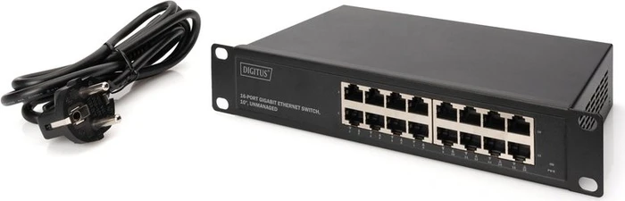 Digitus Professional DN-801 Rackmount Gigabit Switch, 16x RJ-45