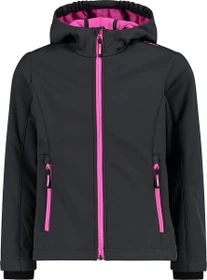 CMP Softshell Melange Fix Hood Funktionsjacke antracite/festival (Junior)