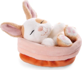 Nici Sleeping Pets Hase karamell gepunktet im Körbchen 12cm
