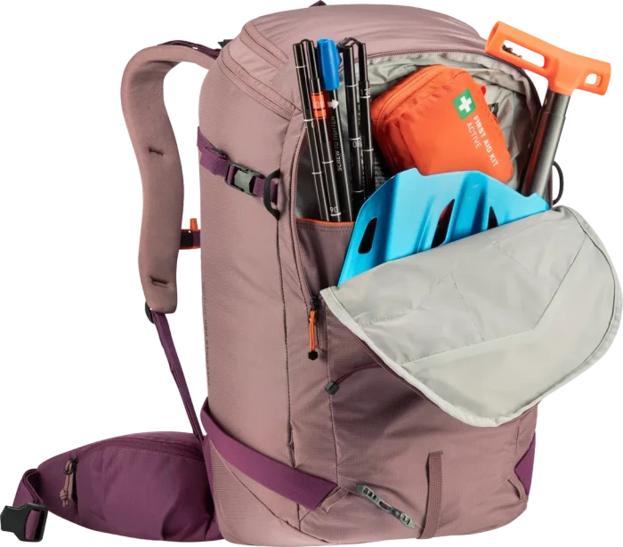 Deuter Freerider Pro 30+10 SL ashrose/cassis (Damen)