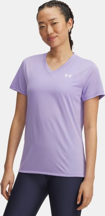 Under Armour Tech V Funktionsshirt kurzarm transparent/weiß (Damen)