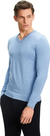 Falke Basic Apparel V-Ausschnitt Pullover azur mel. (Herren)