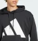 adidas Essentials Big Logo French Terry Hoodie schwarz/weiß (Herren) Vorschaubild