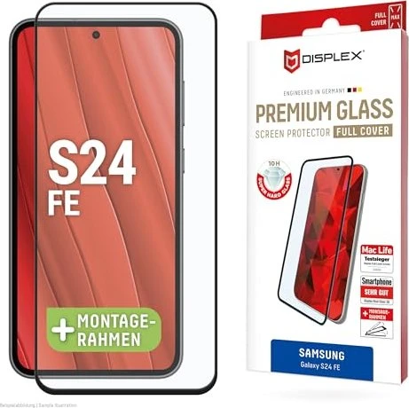Displex Premium Glass für Samsung Galaxy S24 FE schwarz