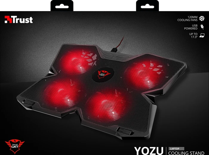 Trust Gaming GXT 278 Yozu, Notebook-Stand/Notebook-Kühler