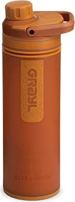 Grayl Ultrapress Wasserfilter Trinkflasche 473ml mojave redrock