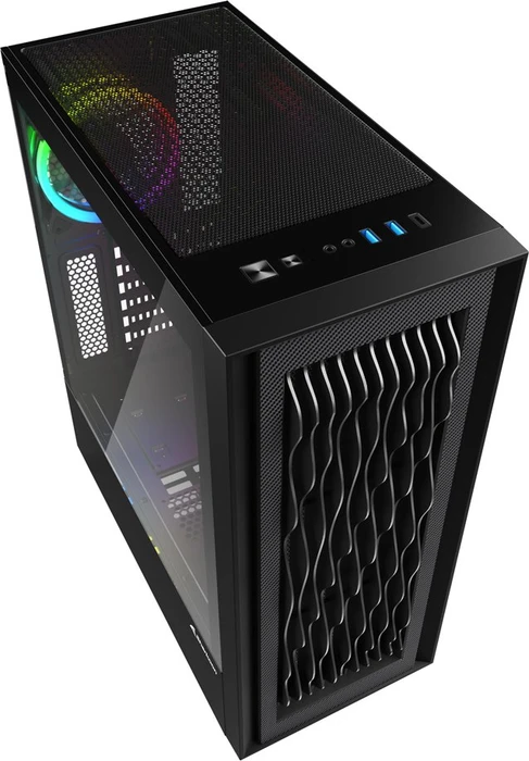 Sharkoon RGB Wave, Glasfenster